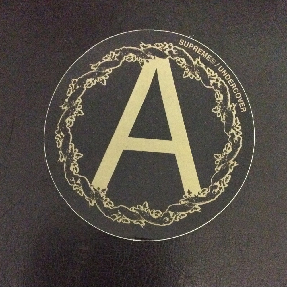 Supreme Undercover Anarchy Sticker Rare